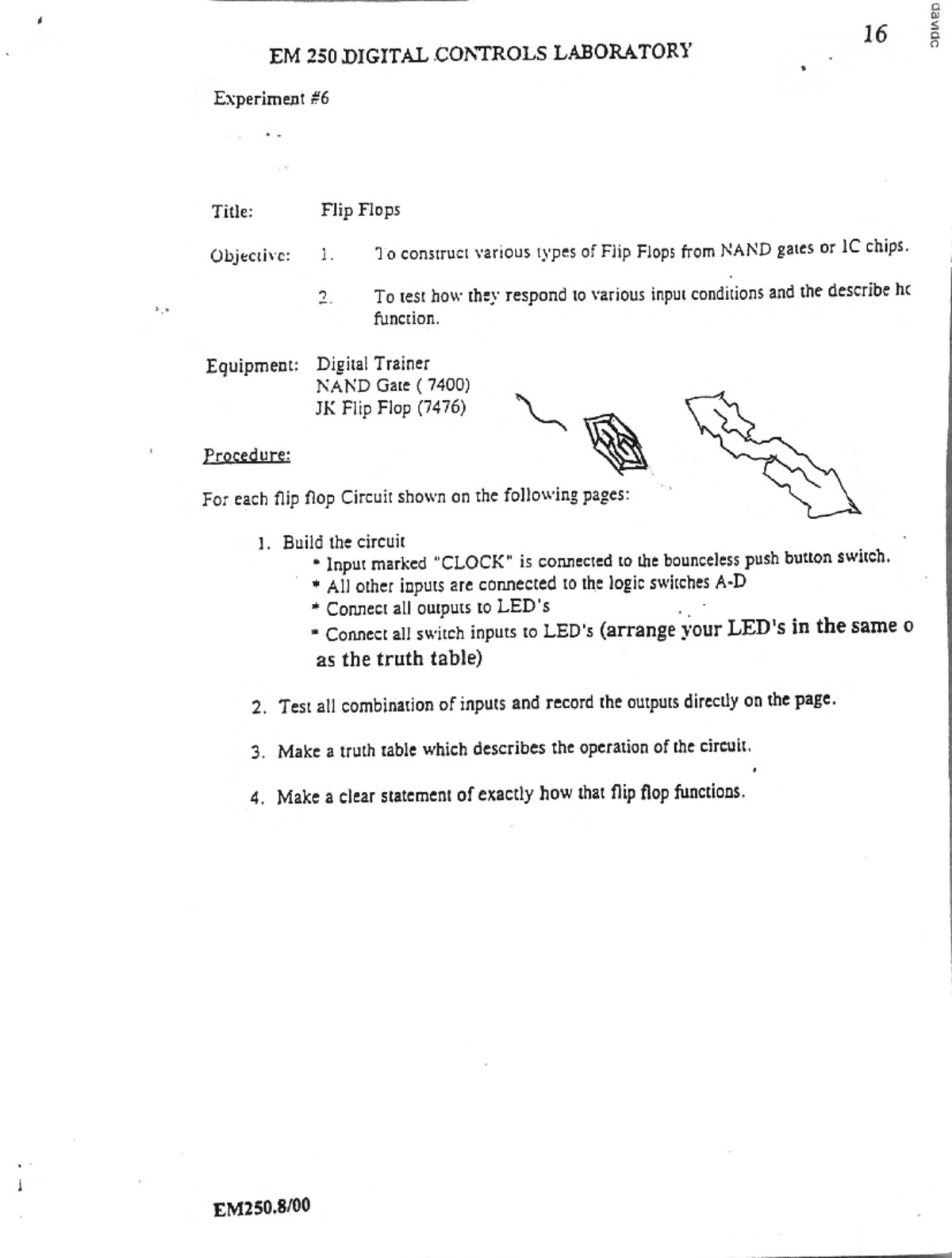 Lab6 - Written out by the lab instructor prof. David D - EMT 1250 - Studocu