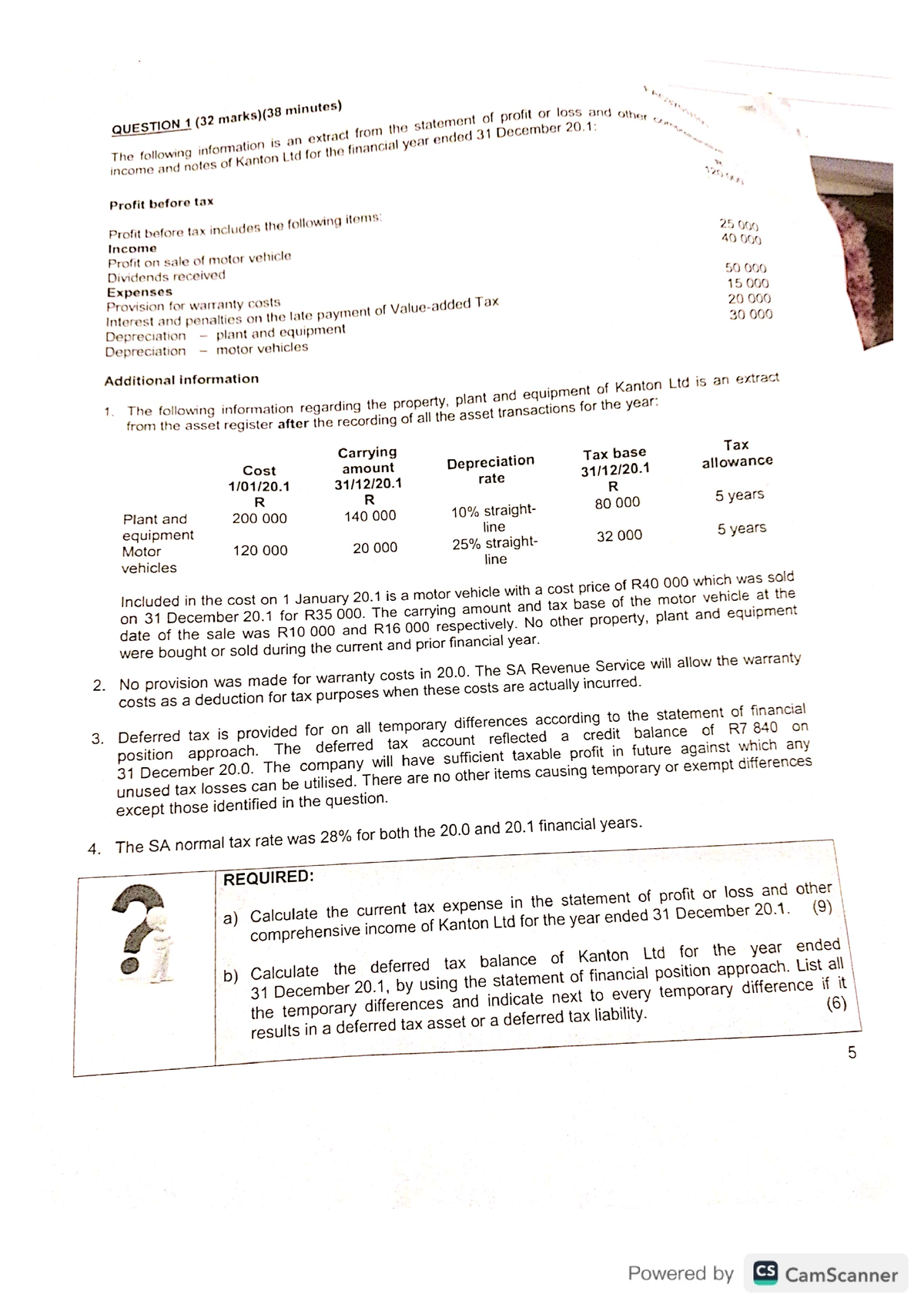 Income Tax - FAC1501 - Studocu