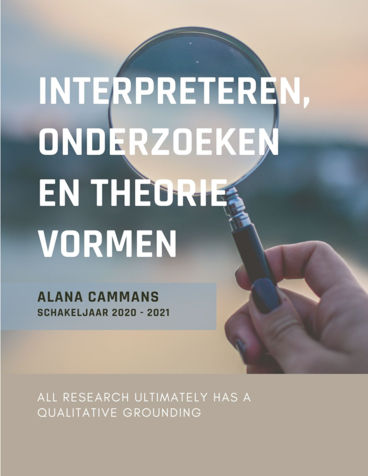 Samenvatting - Interpreteren Onderzoeken En Theorie Vormen Deel 1 ...