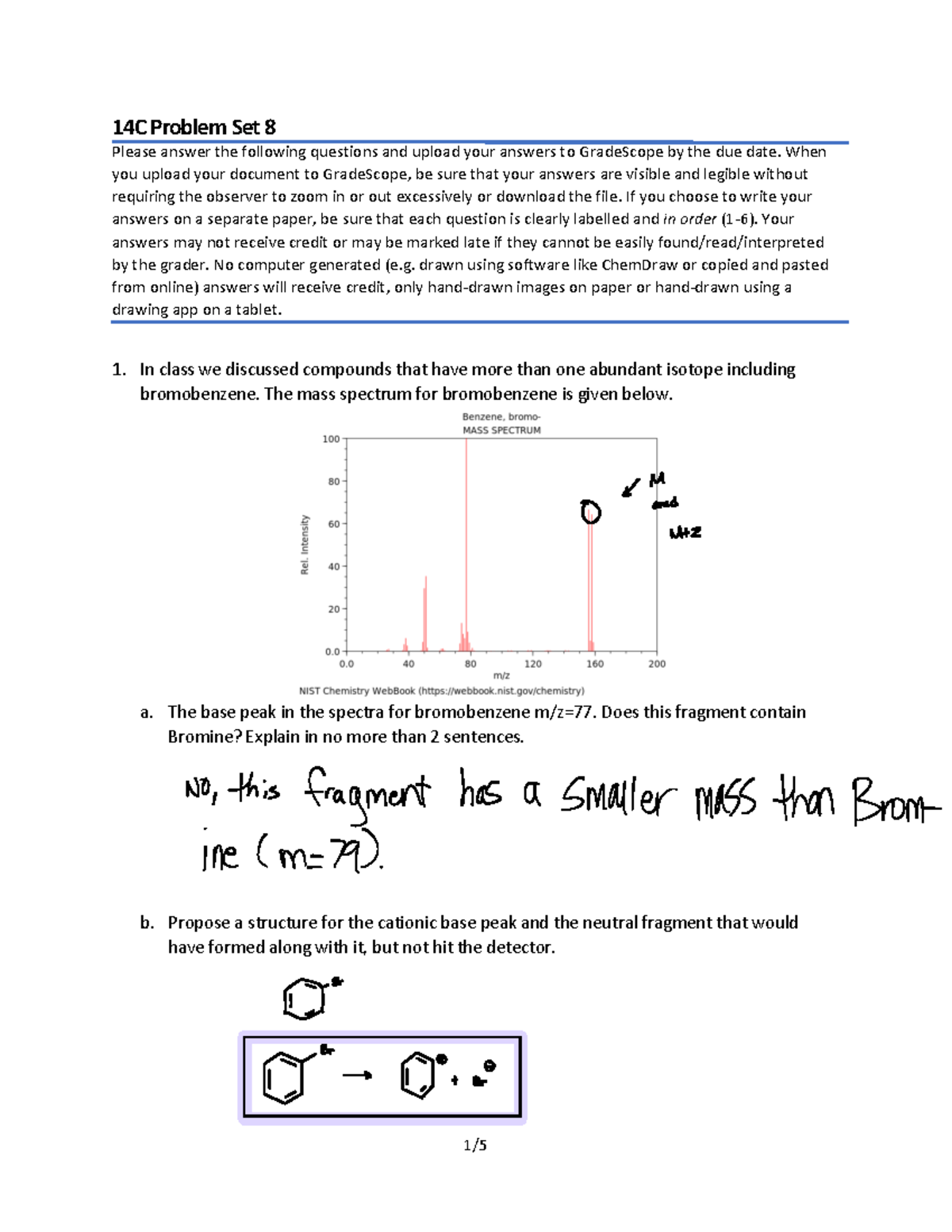 Problem+Set+8 - Practice - 1/ 14C Problem Set 8 Please answer the ...