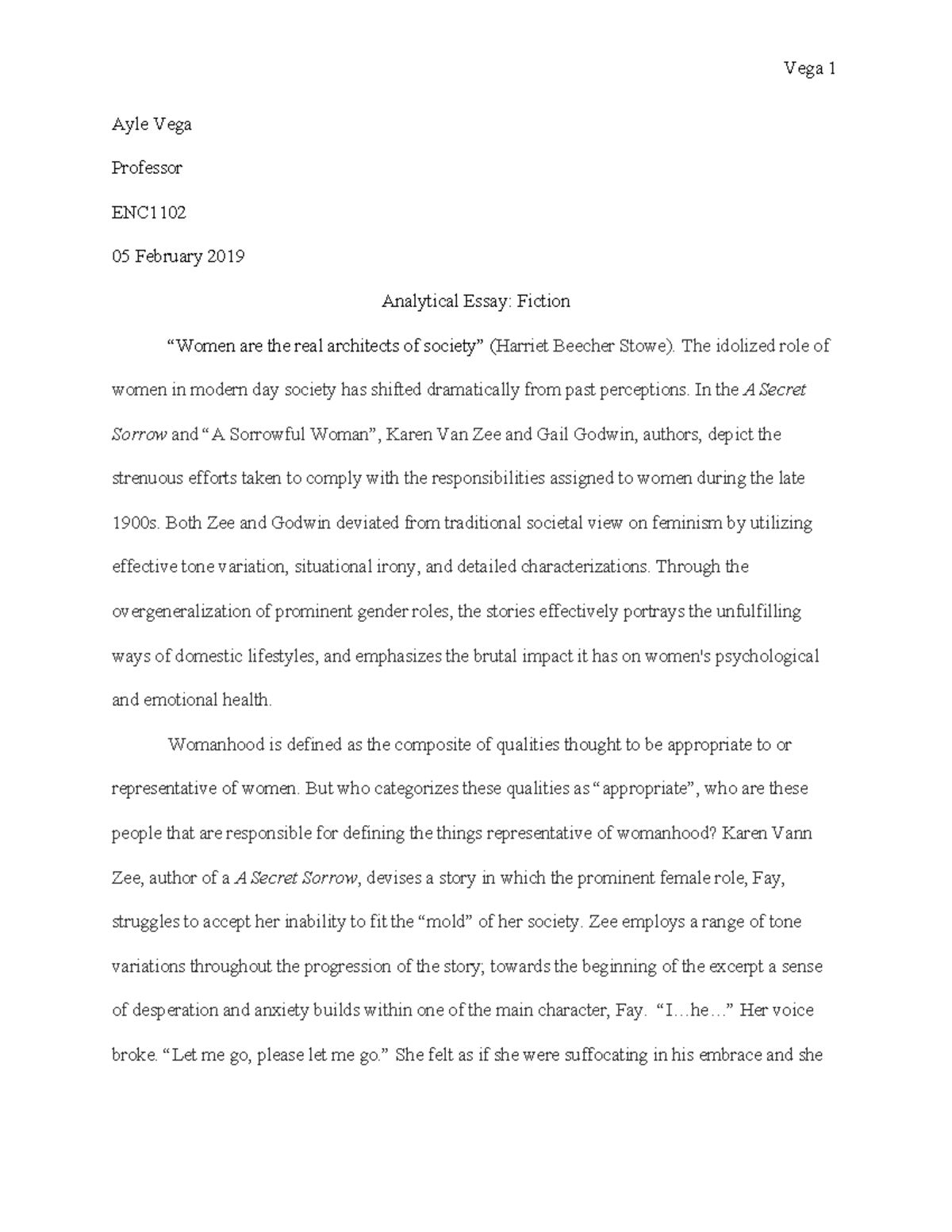 Classical structure essay image