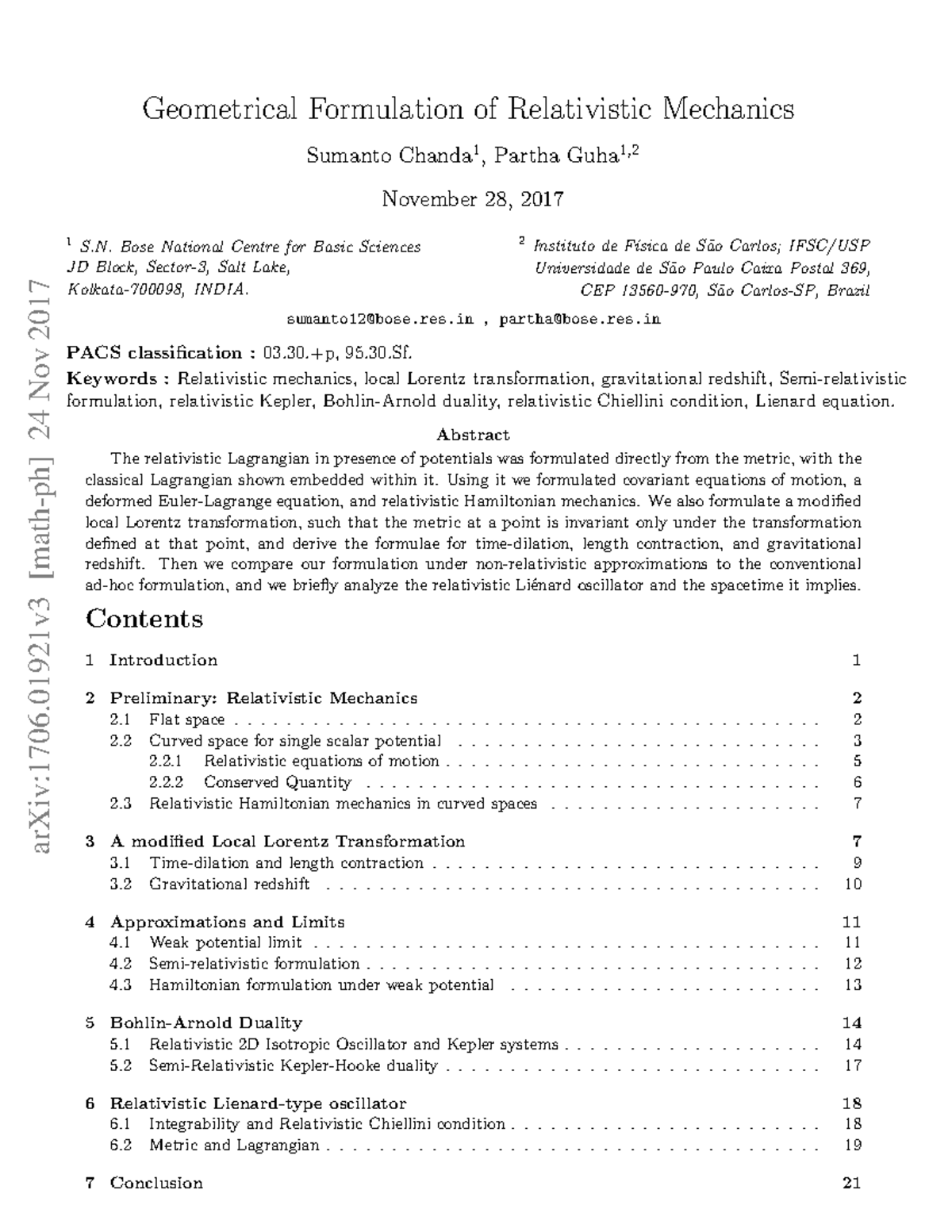 1706 - Meterial Adiccional - ArXiv:1706 [math-ph] 24 Nov 2017 ...