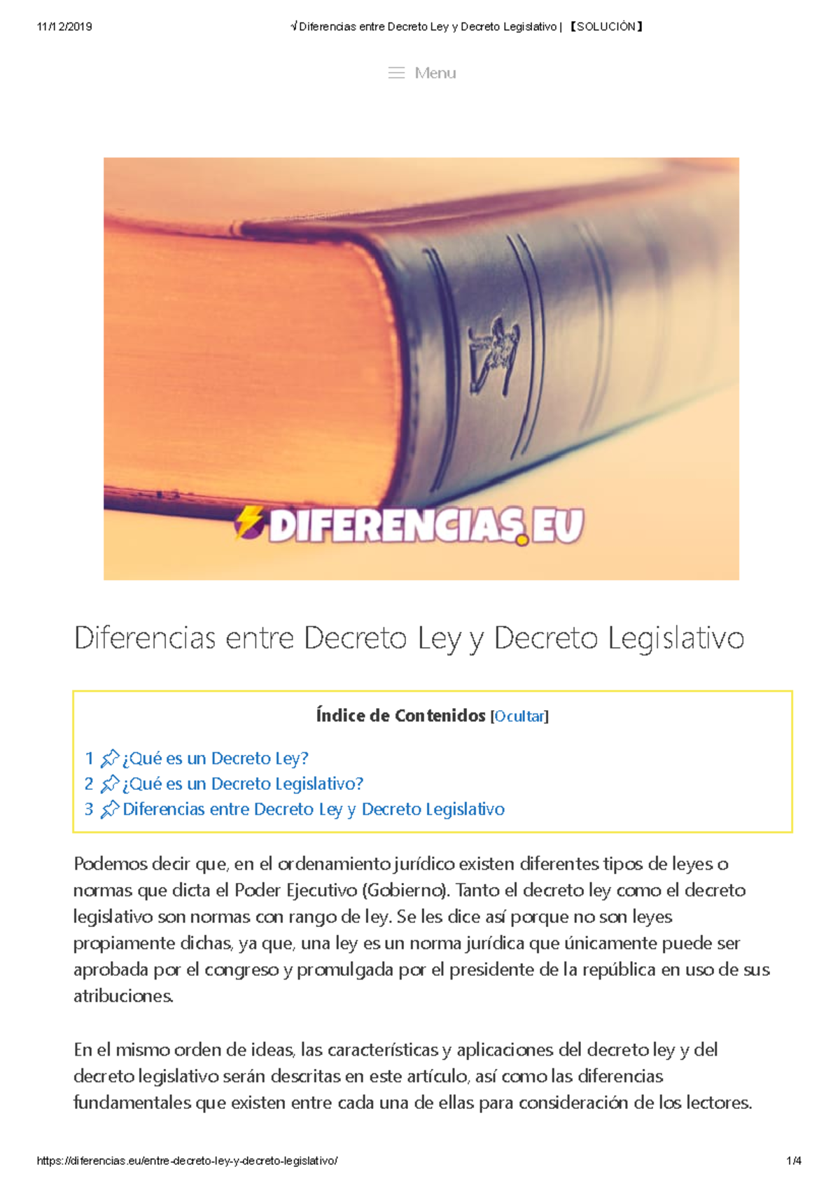 Diferencias Entre Decreto Ley Y Decreto Legislativo Tanto El Decreto