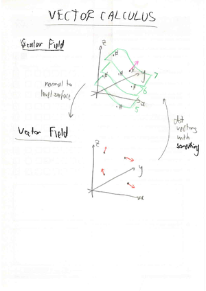 Multivariable & Complex Calculus II Tutorial 5 solutions; Multivariable ...
