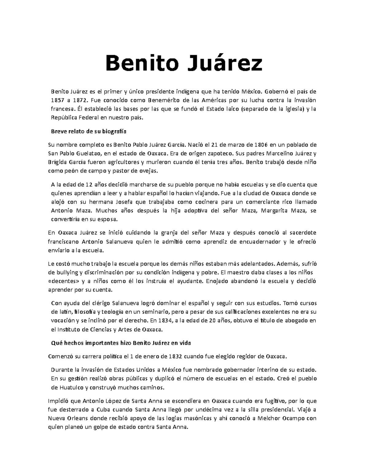 Breve biograf a benito juarez introductoria - Thumb 1200 1553 