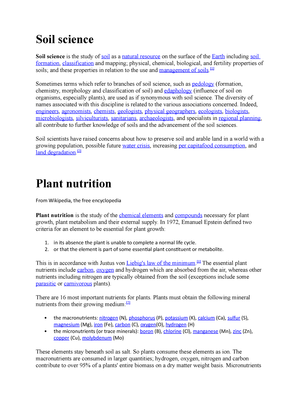 soil science research paper topics