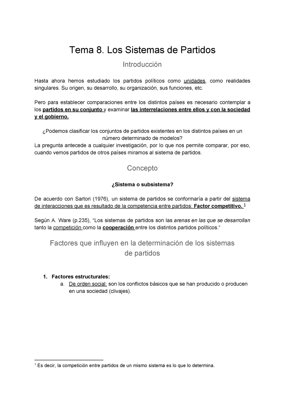 Tema 8 Los Sistemas De Partidos Tema 8 Los Sistemas De Partidos Introducción Hasta Ahora 1543