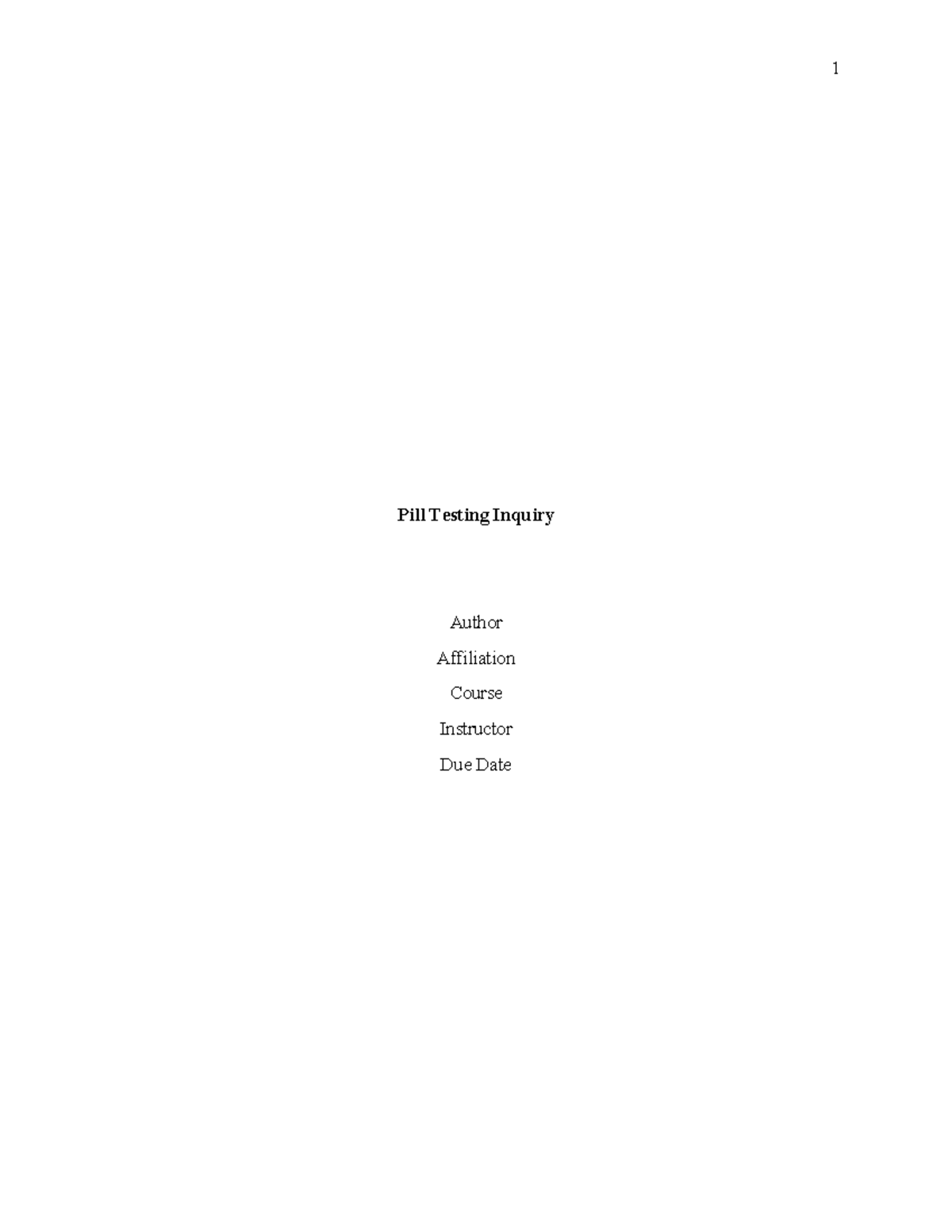 7841001 - Pill Testing Inquiry - Pill Testing Inquiry Author ...