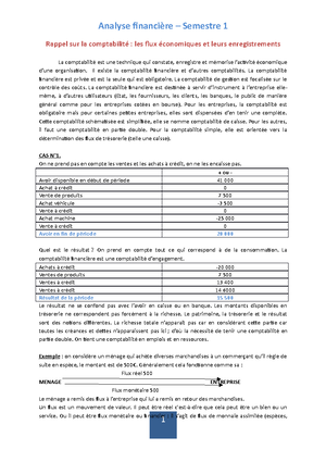 Bilan Fonctionnel - Cours - Le Bilan Fonctionnel Cours LE BILAN ...