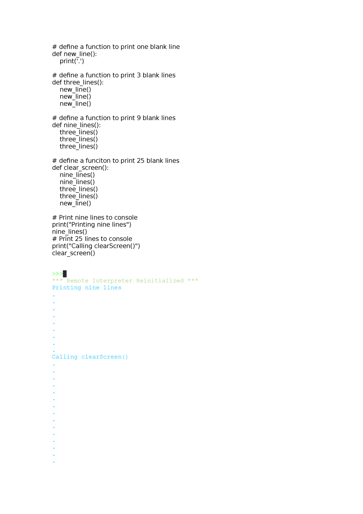 define-a-function-to-print-one-blank-line-define-a-function-to-print-3-blank-lines-def