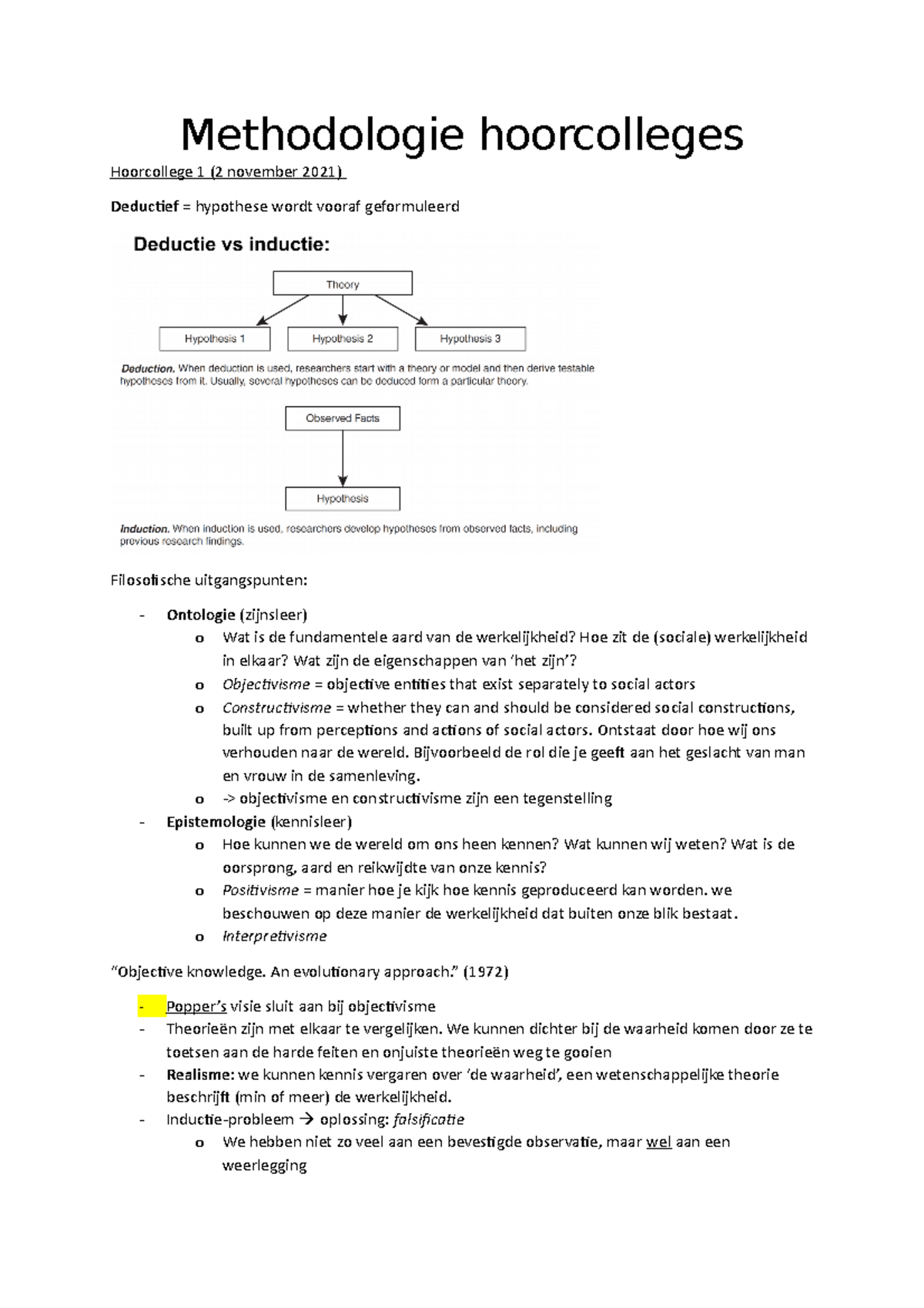 Methodologie Hoorcolleges 2021 Uitgebreid Methodologie Hoorcolleges