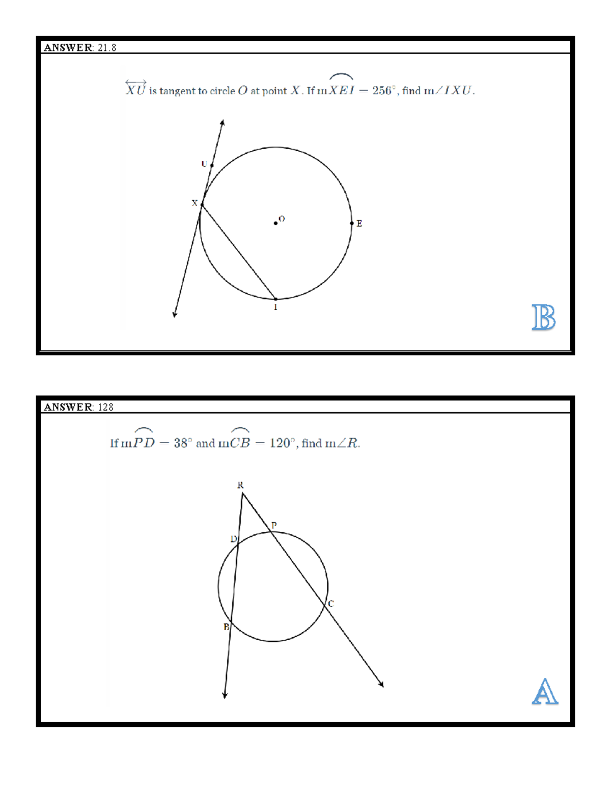 Circle Activity for Quiz 2-circle scramble quiz 2 - ANSWER: 13. ANSWER ...