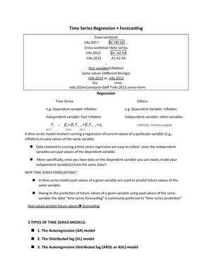 Econ 2p91 11 23 12 01 Time Series Models Econ 2p91 Studocu