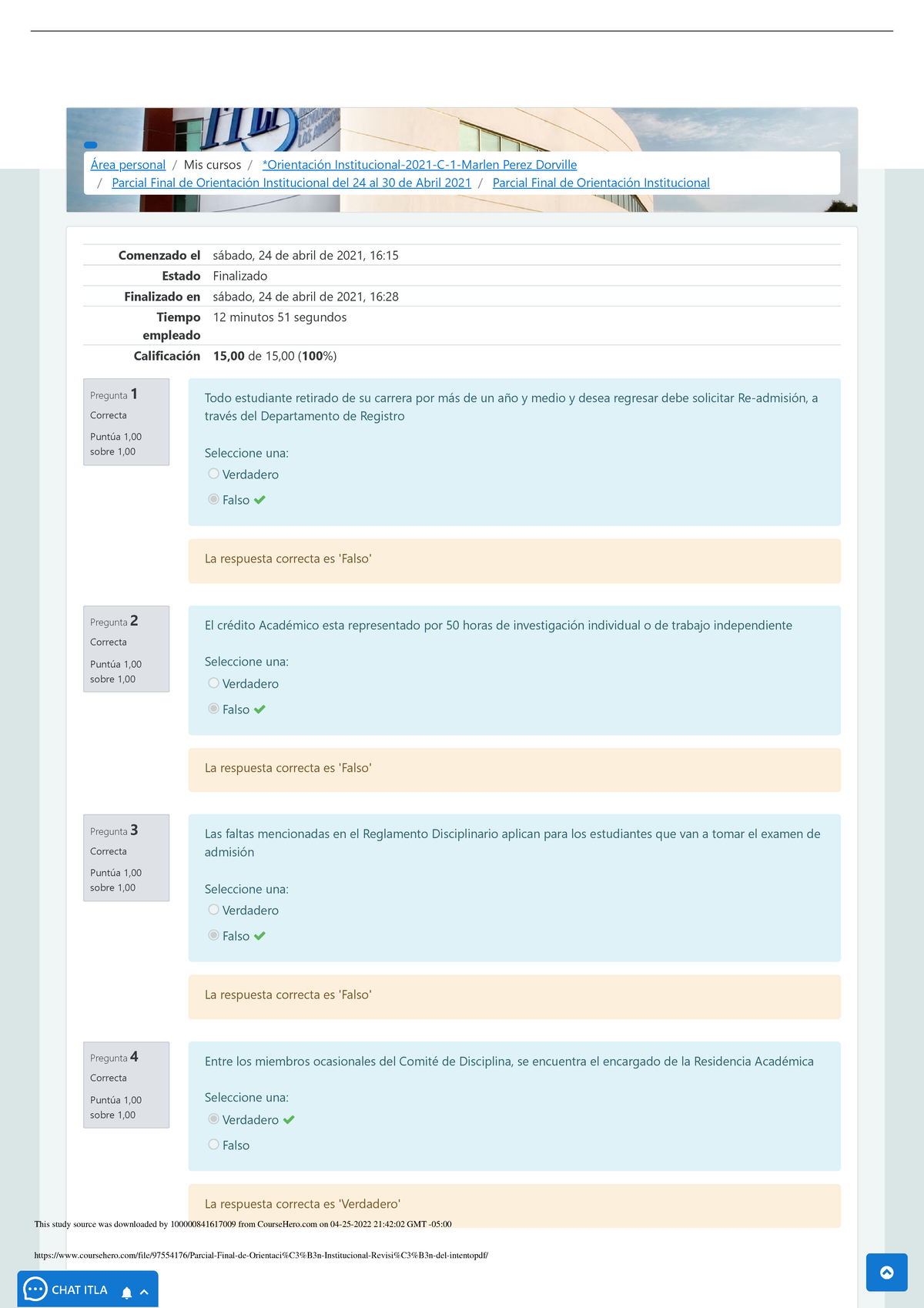 Parcial Final De Orientaci N Institucional Revisi N Del Intento.pdf ...