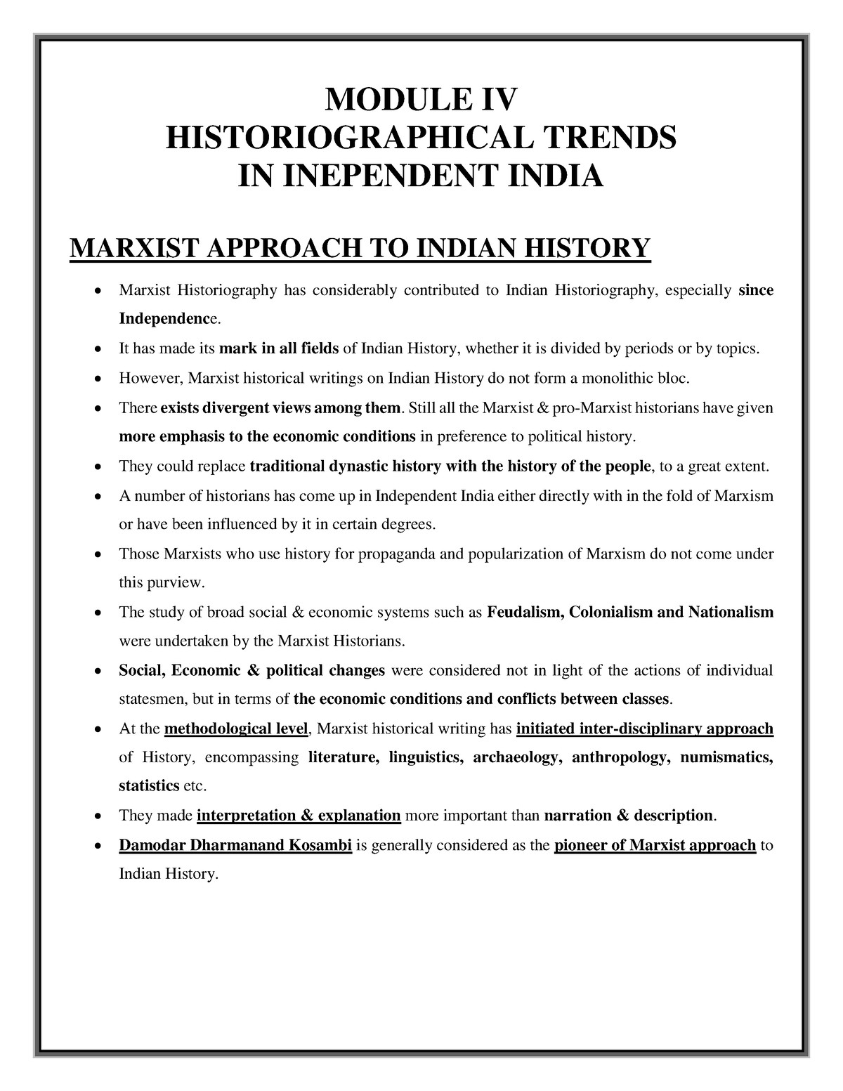 001-marxist-approach-to-indian-history-module-iv-historiographical