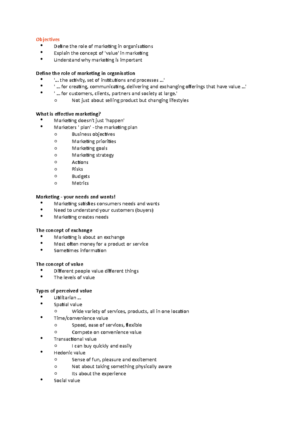 bsb-126-lecture-1-objectives-define-the-role-of-marketing-in