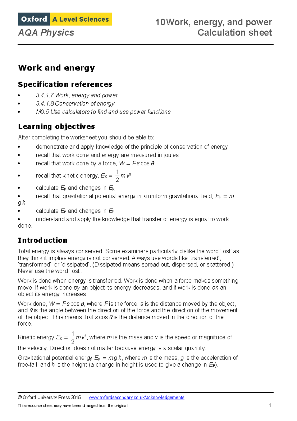 Work And Energy Questions 10Work Energy And Power AQA Physics work-and-energy-questions-10work-energy-and-power-aqa-physics