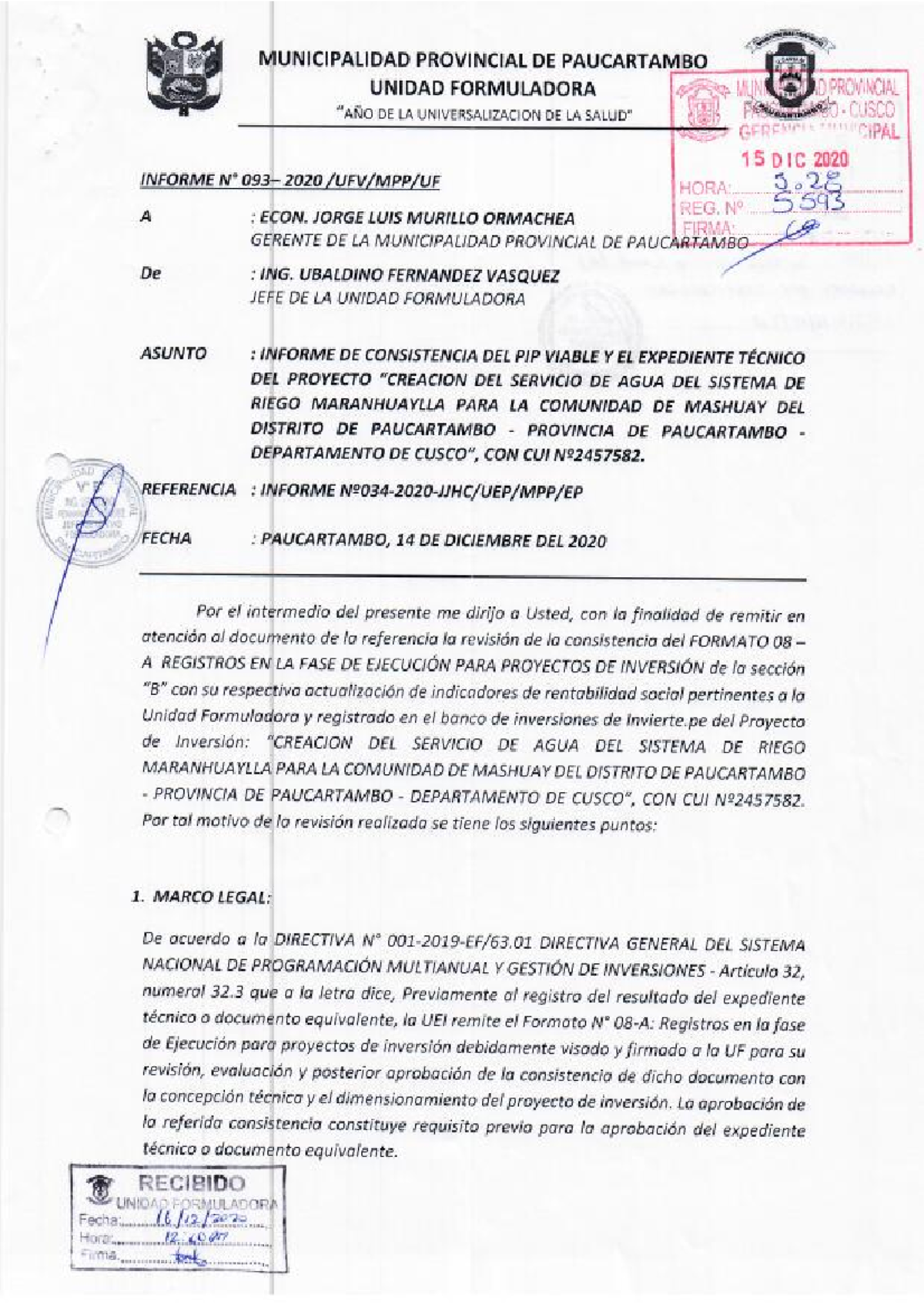 20221116 Exportacion El nombre de Huancarani proviene de tres