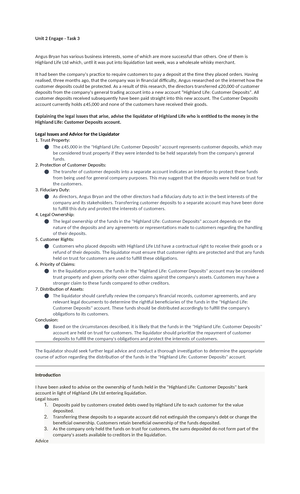 Unit 2 Prepare Task - Unit 2 Prepare Task – Feedback recording notes ...