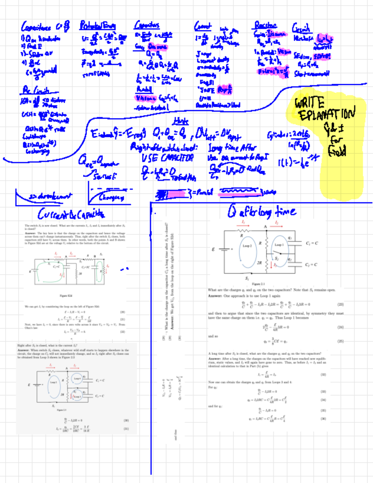 Untitled Notebook (1) 14 - Capacitance C= Potential Eneas Capacitors ...
