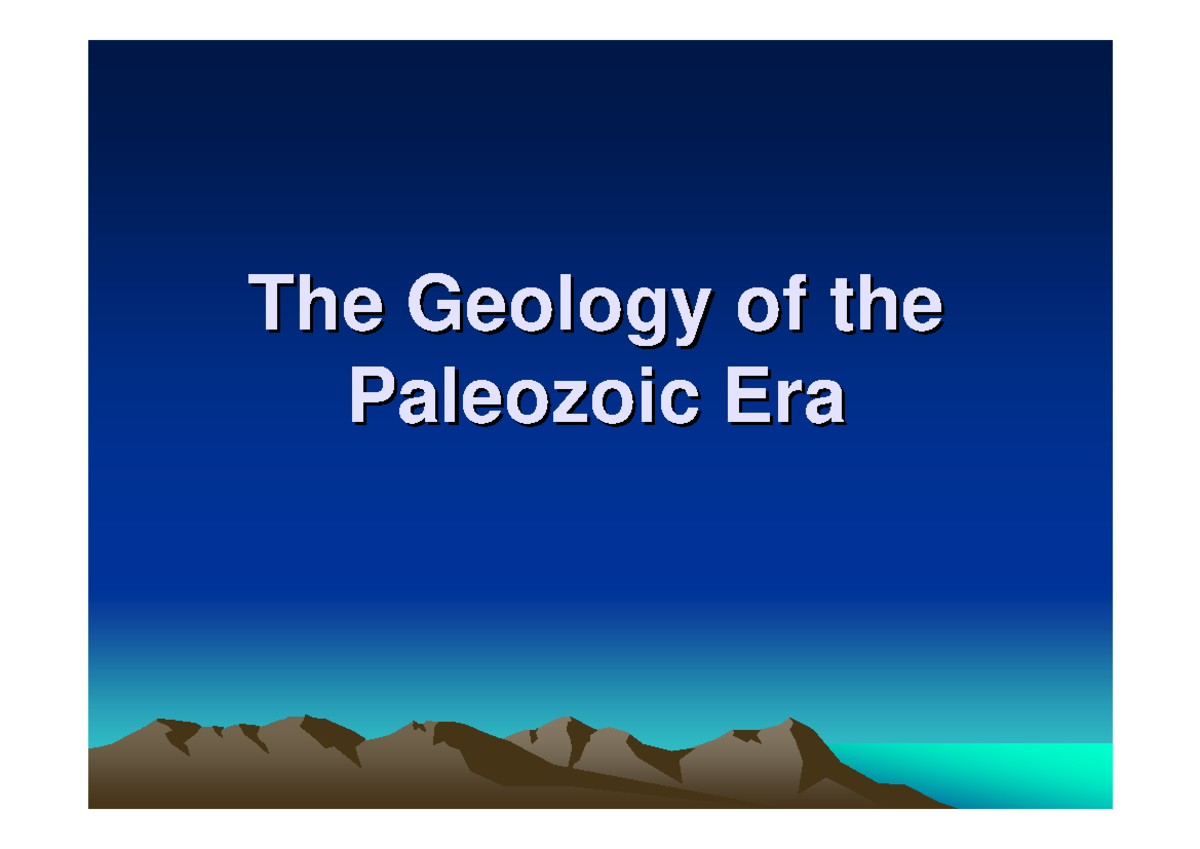 EPS 212 Lecture 10 - For reports and written sheets - The Geology of ...
