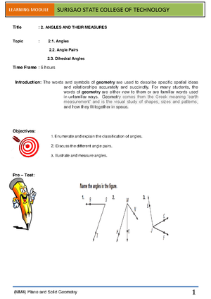 Plane Solid Geometry m4 21 22 - (MM4) Plane and Solid Geometry Title ...