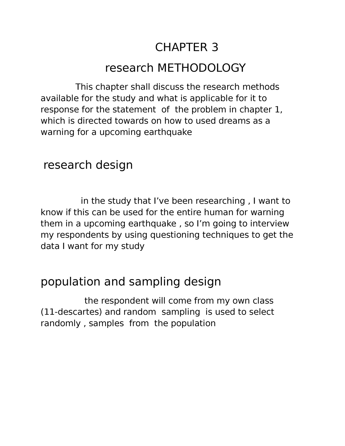 chapter 3 research methodology guide