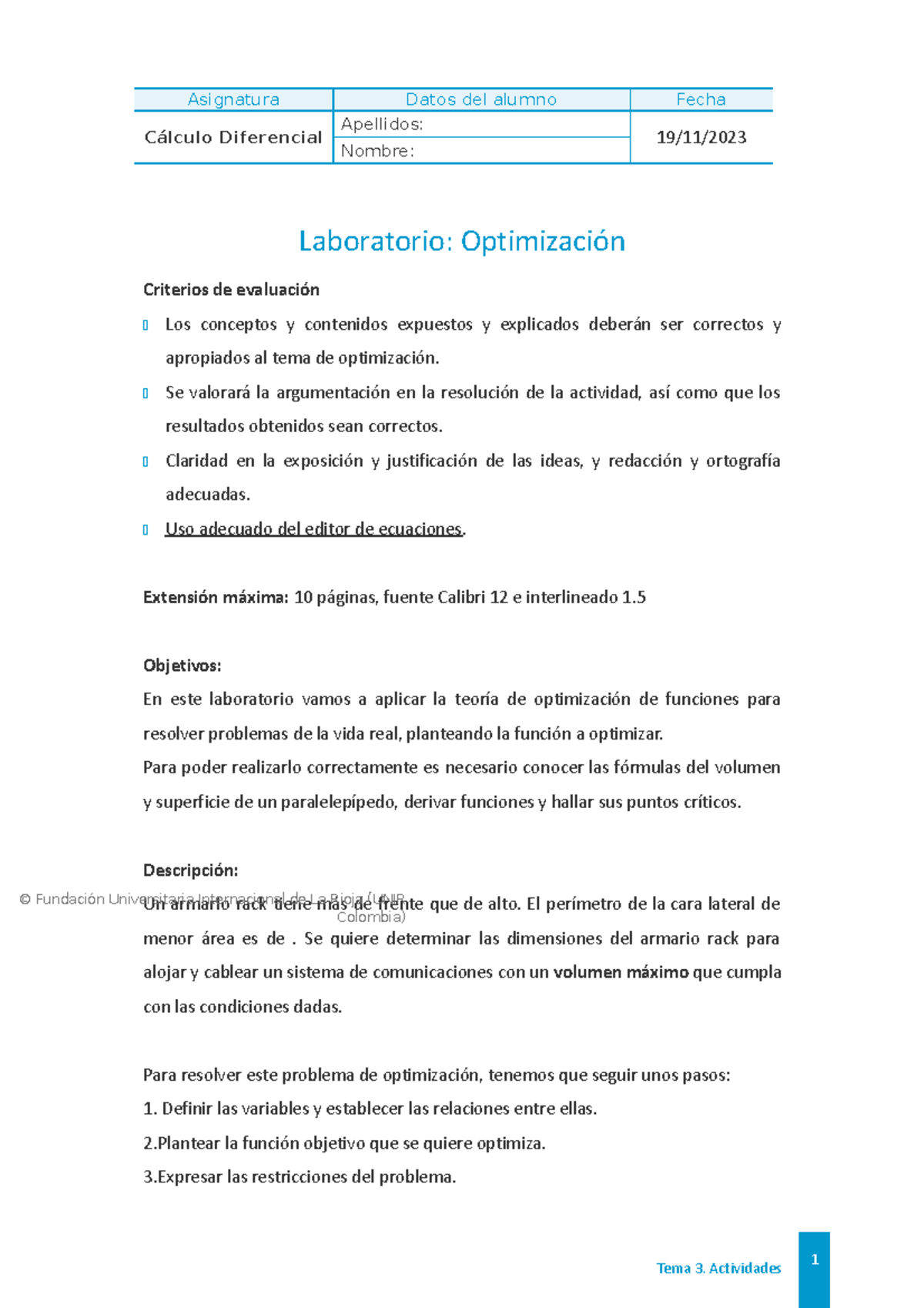 Laboratorio Calculo - Cálculo Diferencial - Cálculo Diferencial ...