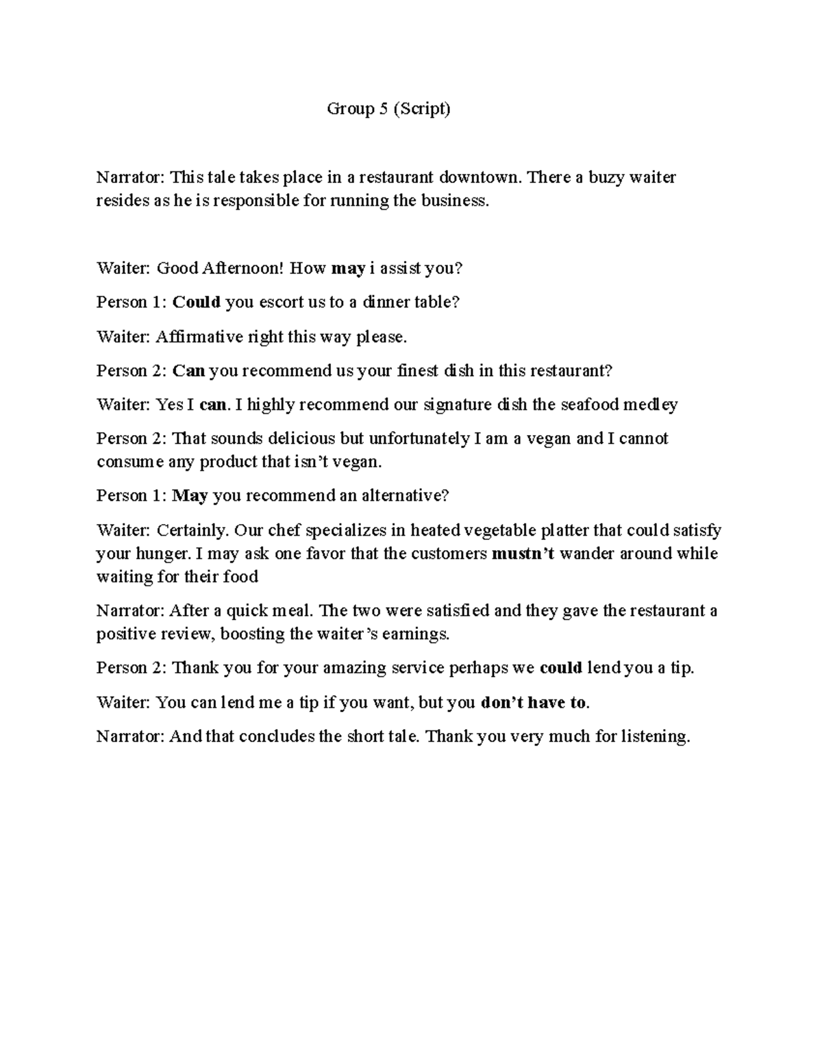 Flow - flow chart - Group 5 (Script) Narrator: This tale takes place in ...