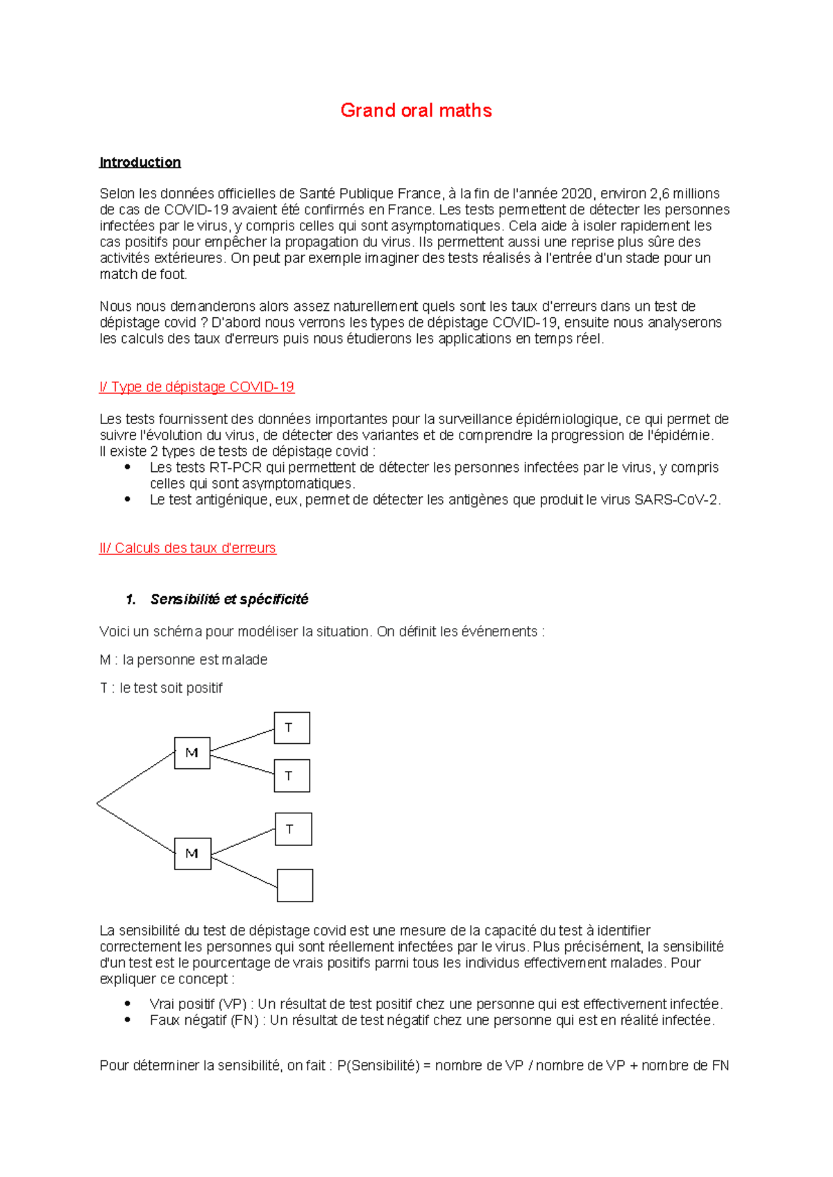 Grand maths Grand oral maths Introduction Selon les données — free download