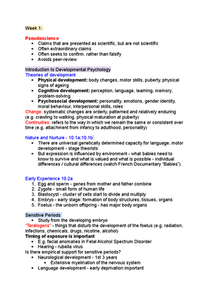 Document 6 - notes - 1105PSYU - MQ - Studocu
