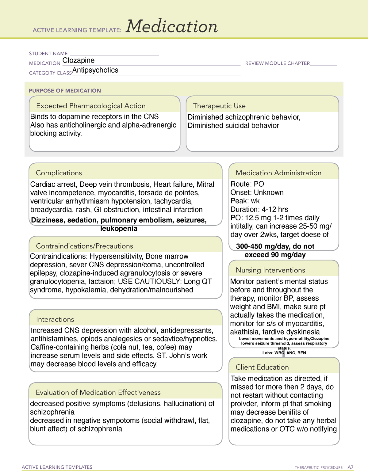 pn-150-pharm-a-med-template-clozapine-active-learning-templates-therapeutic-procedure-a