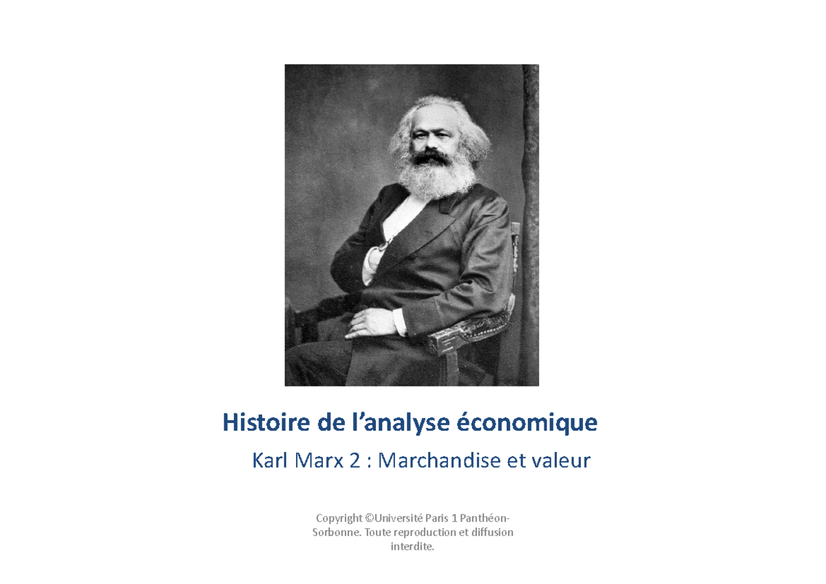 TEC1div3 - Slides 6 - Marx, marchandise et valeur - Histoire de l ...