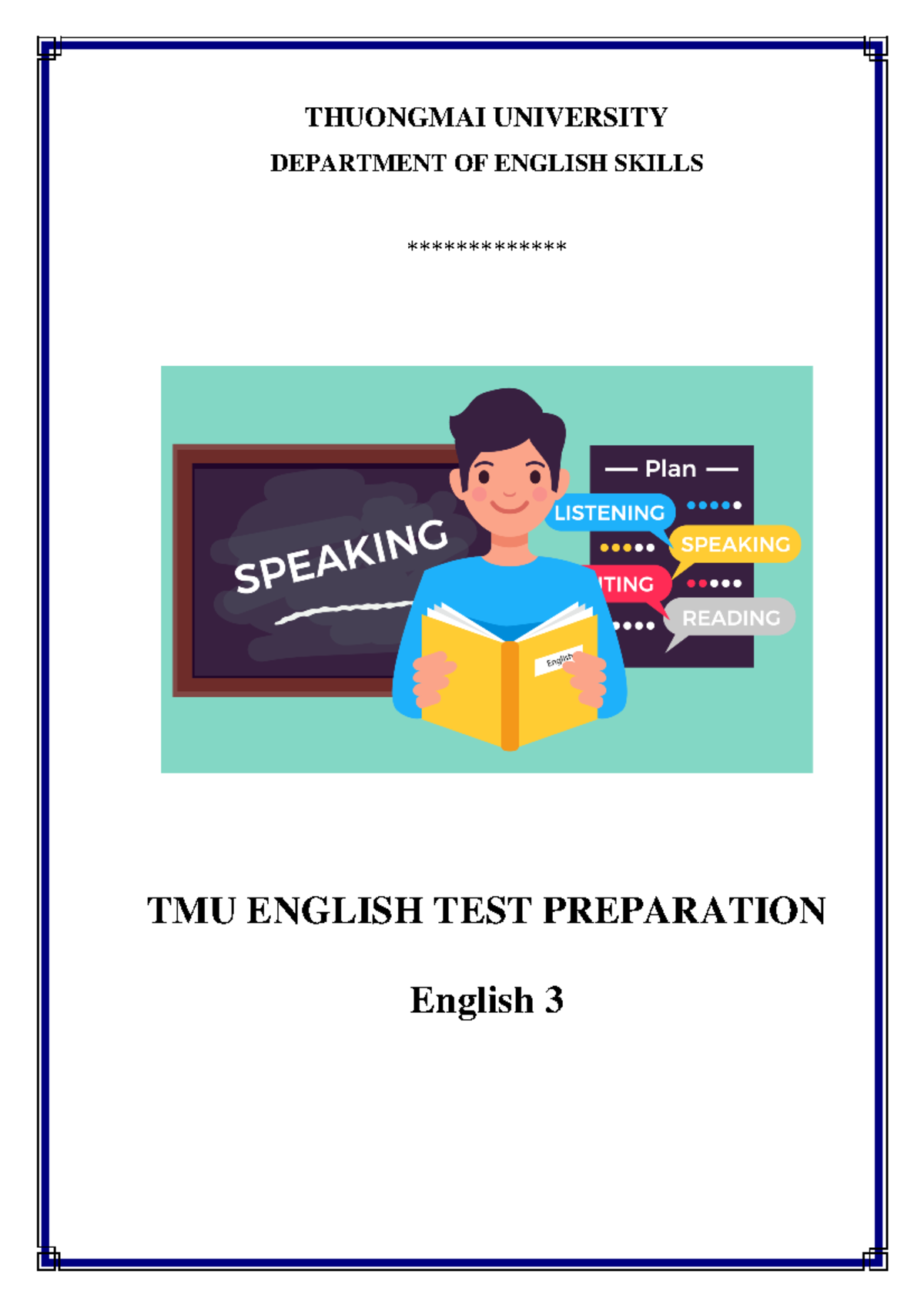 TA3 Supplementary Materials (TMU TEST Preparation) PDF THUONGMAI