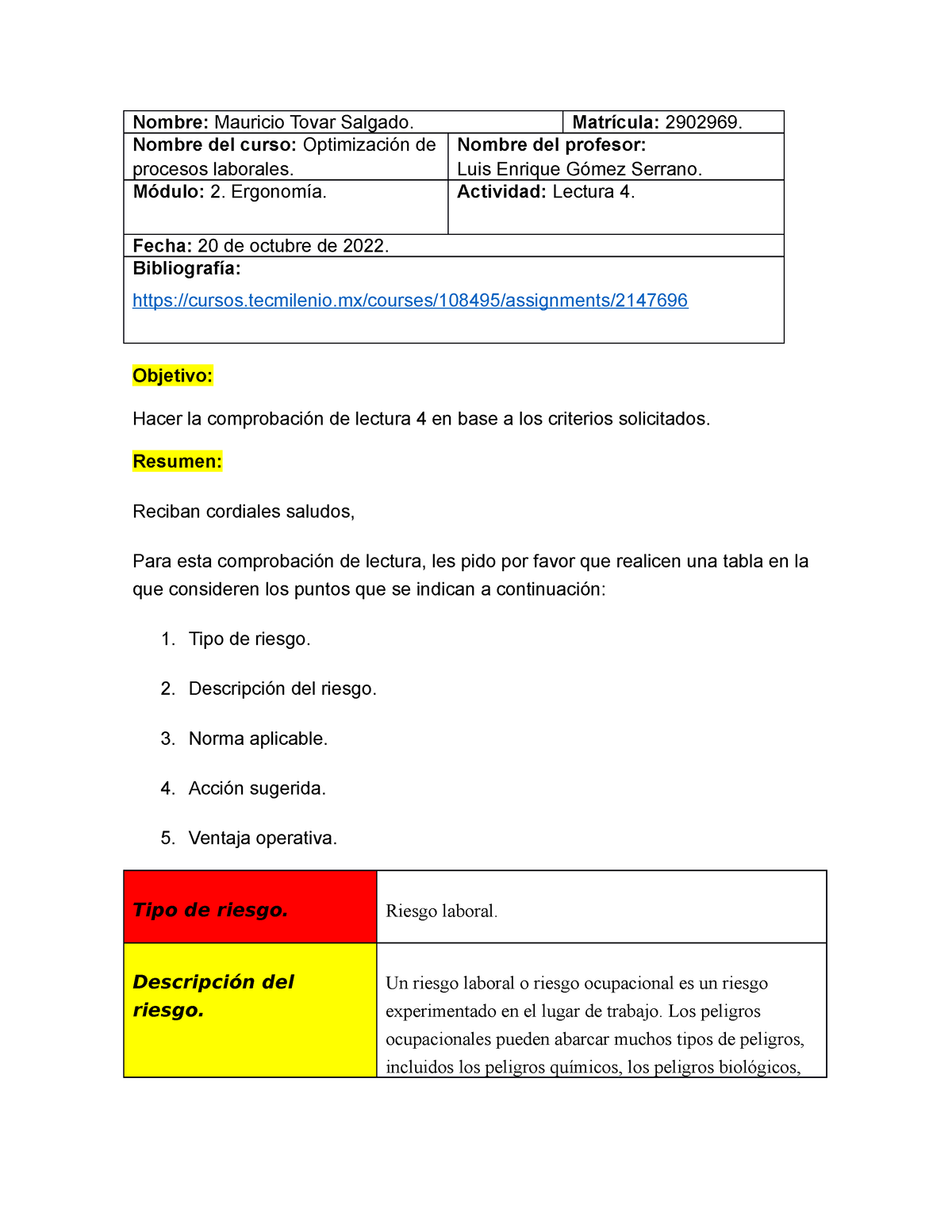 Comprobacion De Lectura Optimizacion   Optimización De Procesos