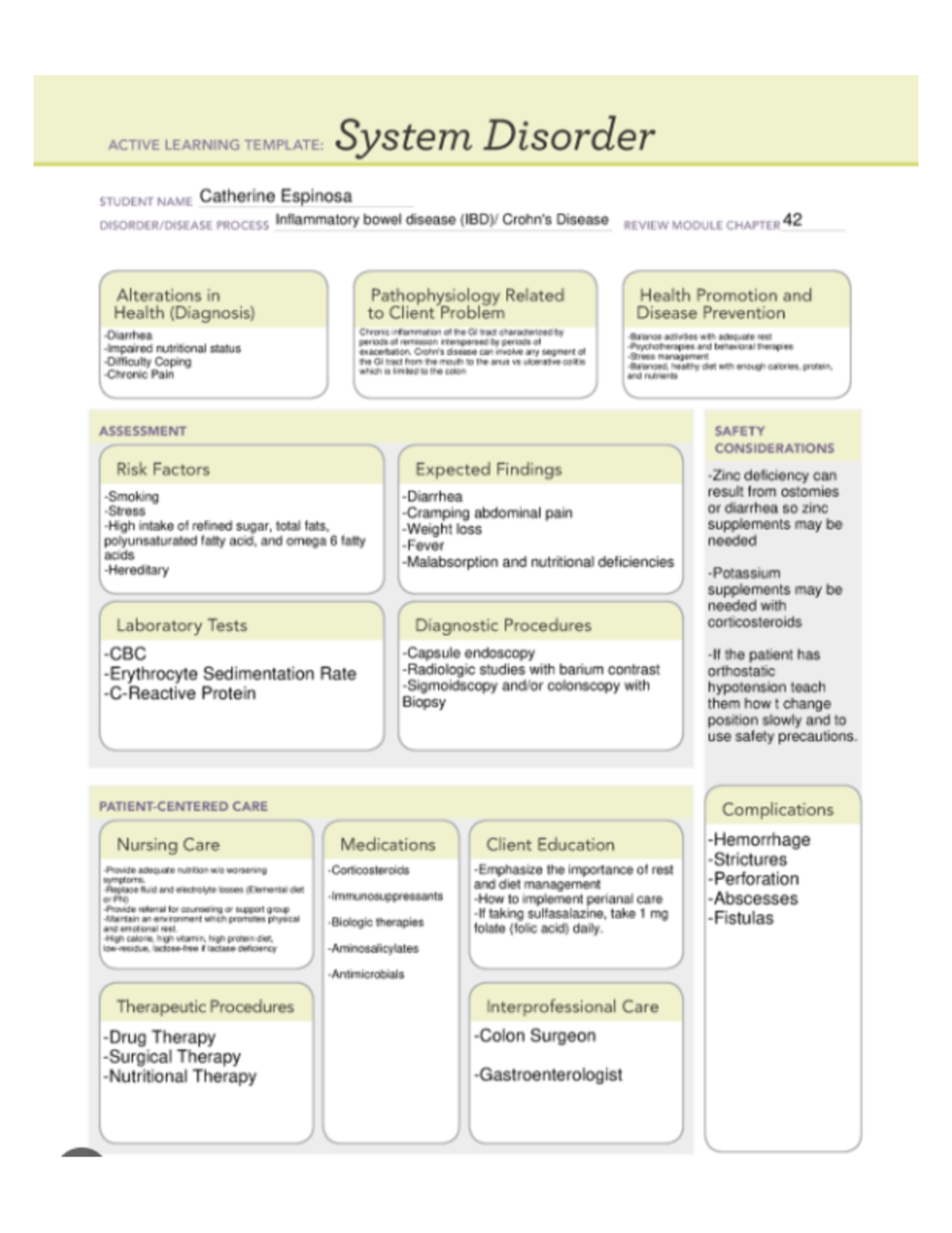 10 ATI Template - ATI Remediation - MED765 - Studocu