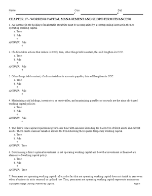 Ross CF 8ce SM Ch07 - solutions for Financial controllership 8th ...