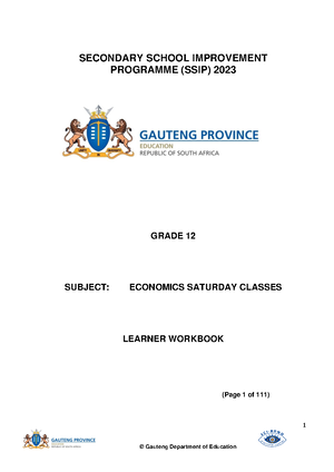 ECONOMICS QUESTION PAPER GRADE 10 TERM 3 visual data 5