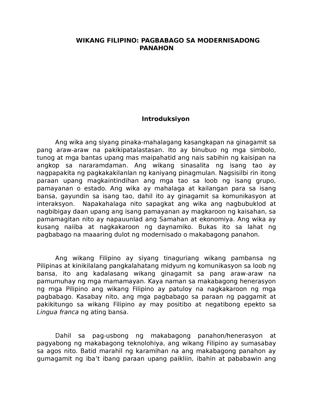 Filipino Ang Pambansang Wikang Dapat Pang Ipaglaban Vrogue 1320