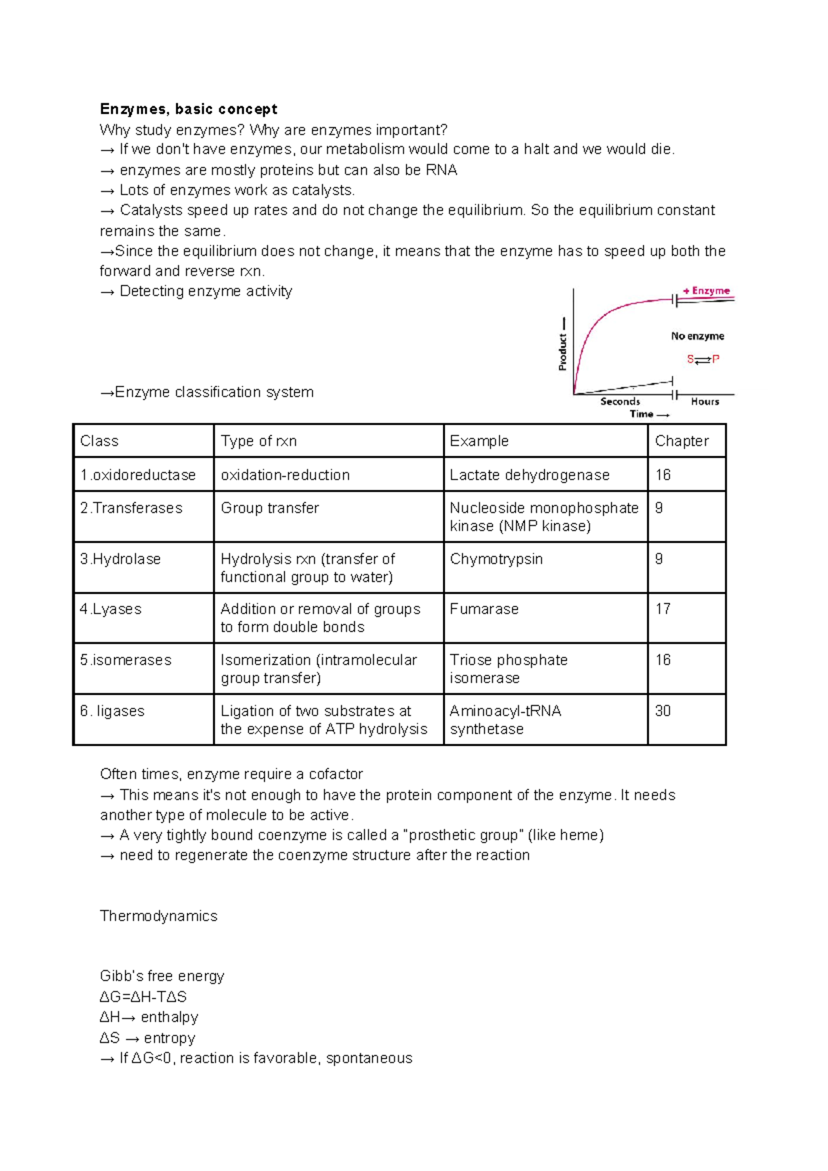 Enzyme basic concept - Enzymes, basic concept Why study enzymes? Why ...