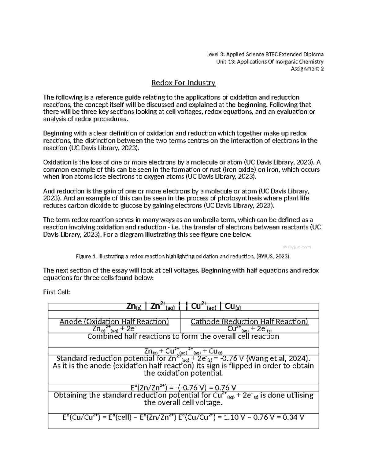 Charlie - chemistry - years 2 Assignment Unit 13 b Number - Level 3 ...