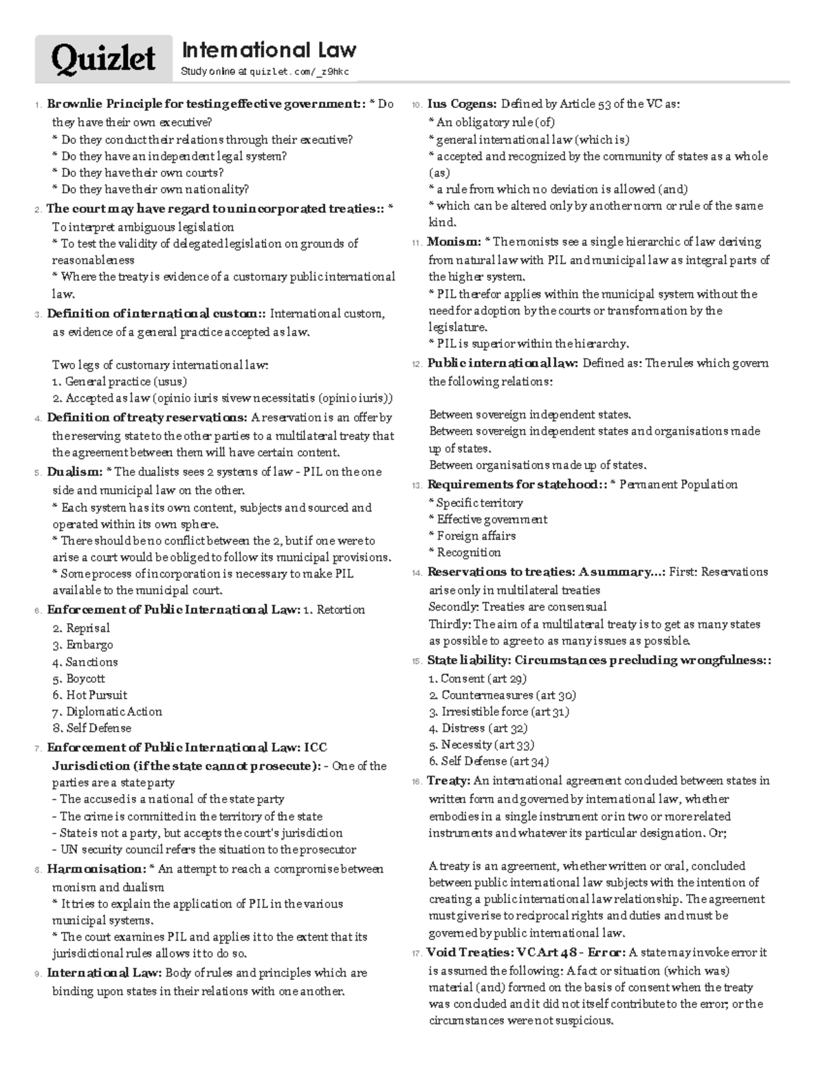 LCP4801-international law - list of terms and definitions - Brownlie ...