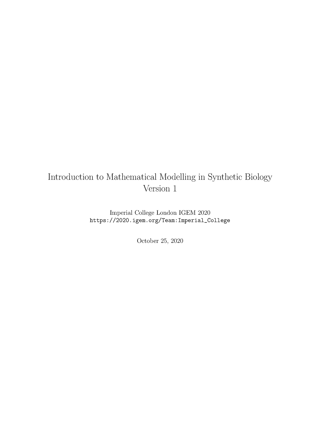 Modeling ICL - This a report on how simulation modelling can be made ...