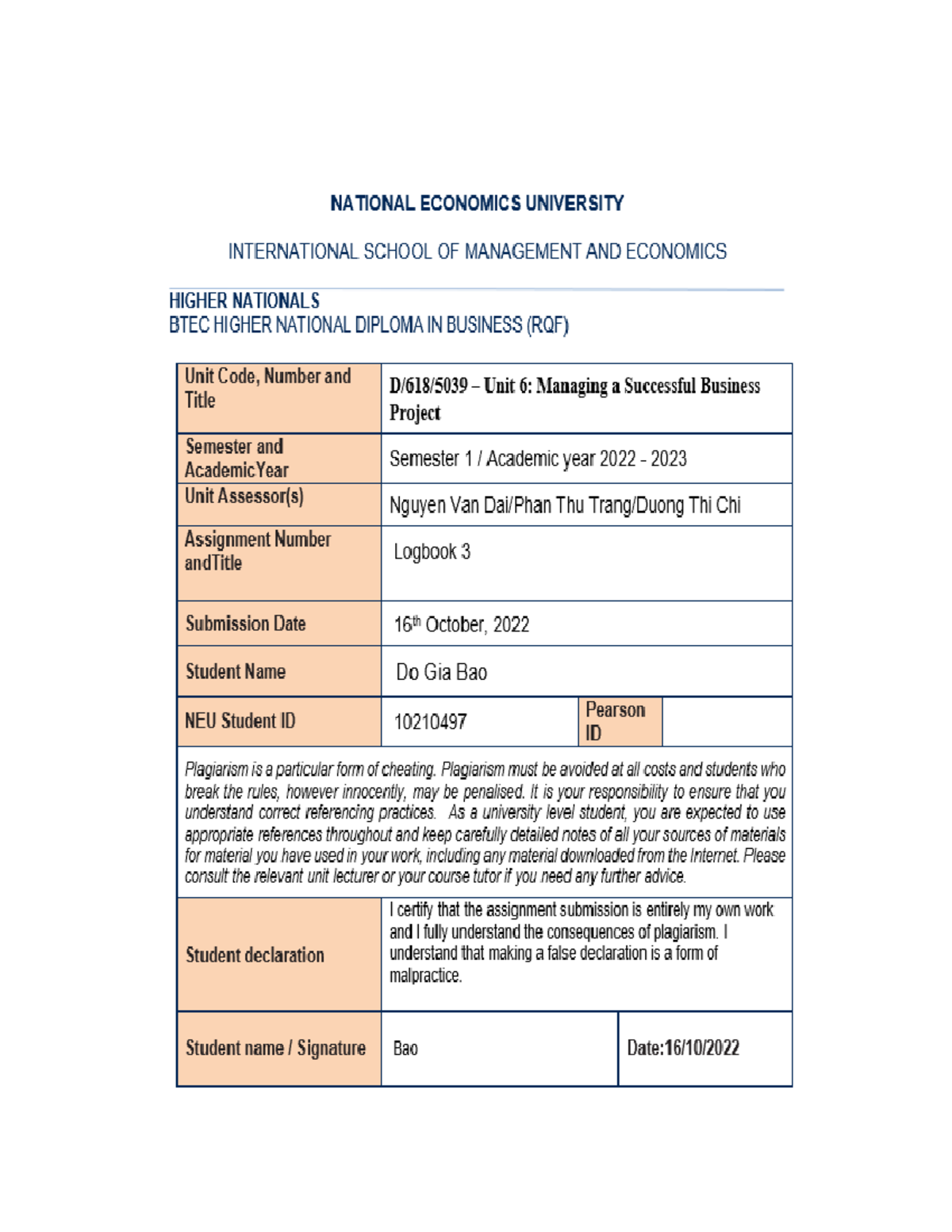 10210497 MSBP Logbook 3 LITERATURE REVIEW AND OVERVIEW OF RESEARCH