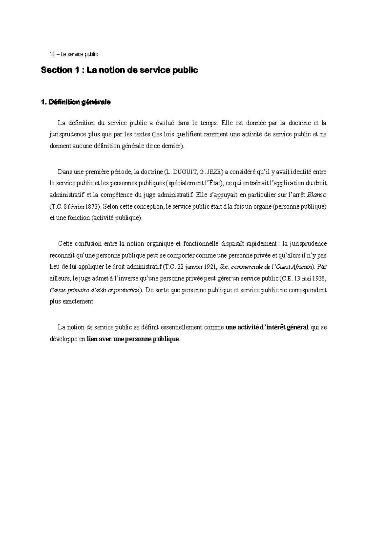 la gestion du service public dissertation