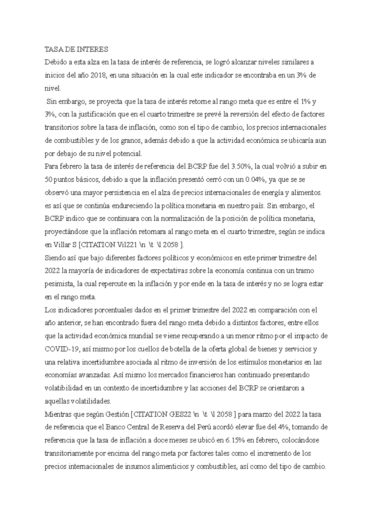TASA DE Interes - Información sobre la tasa de interés 2022 T1 - TASA ...