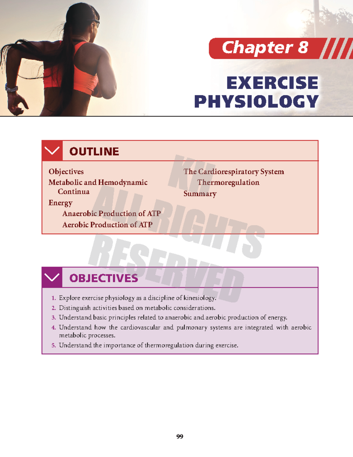 Exercise Physiology - Fundamentals of Kinesiology - Chapter 8 - 99 ...