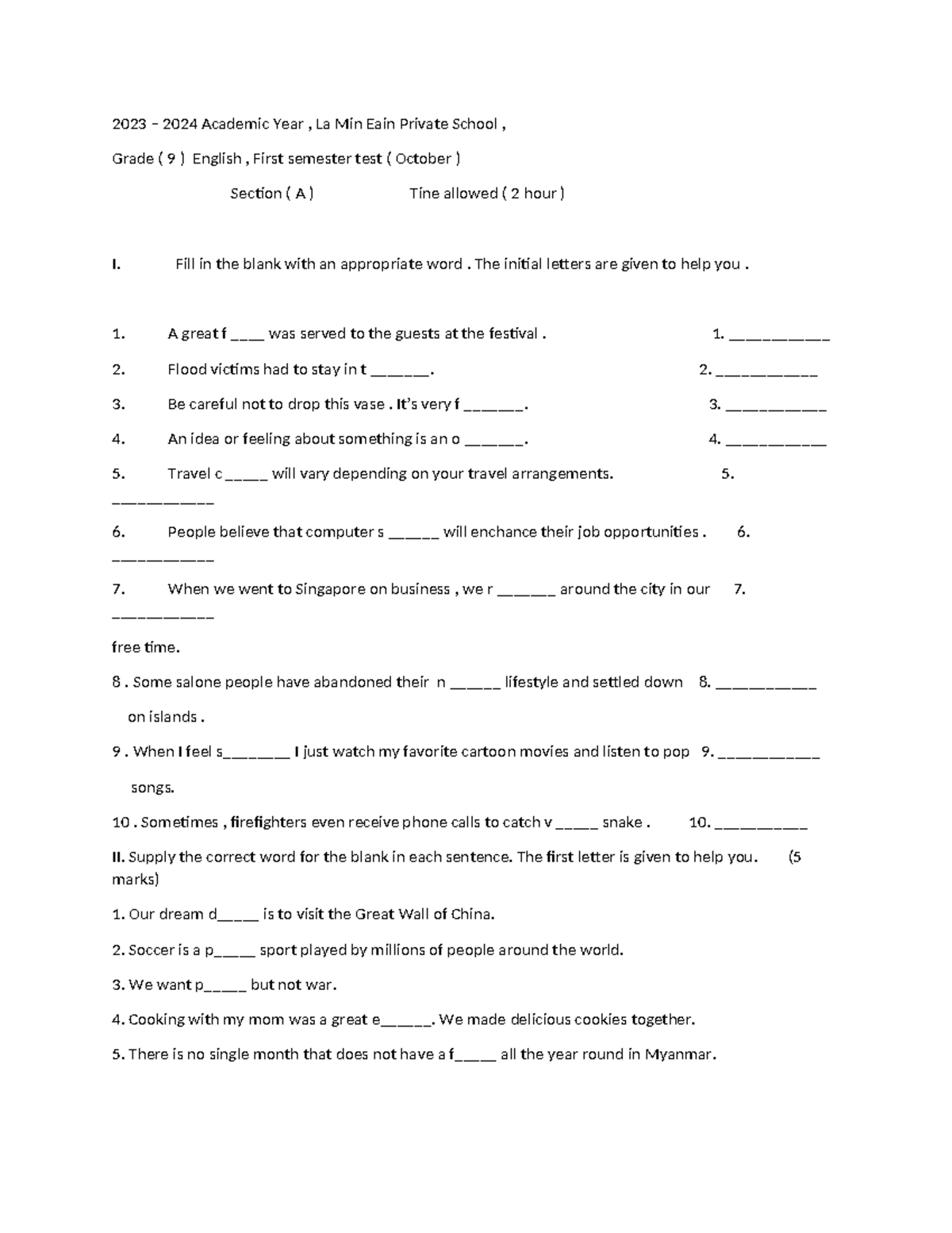 2023 - to analyze the different characters in literature - 2023 – 2024 ...