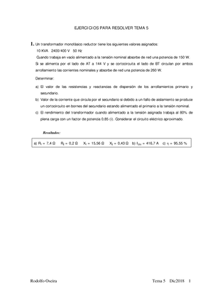 Problemas para resolver Tema 5 dic18 - Rodolfo Oseira Tema 5