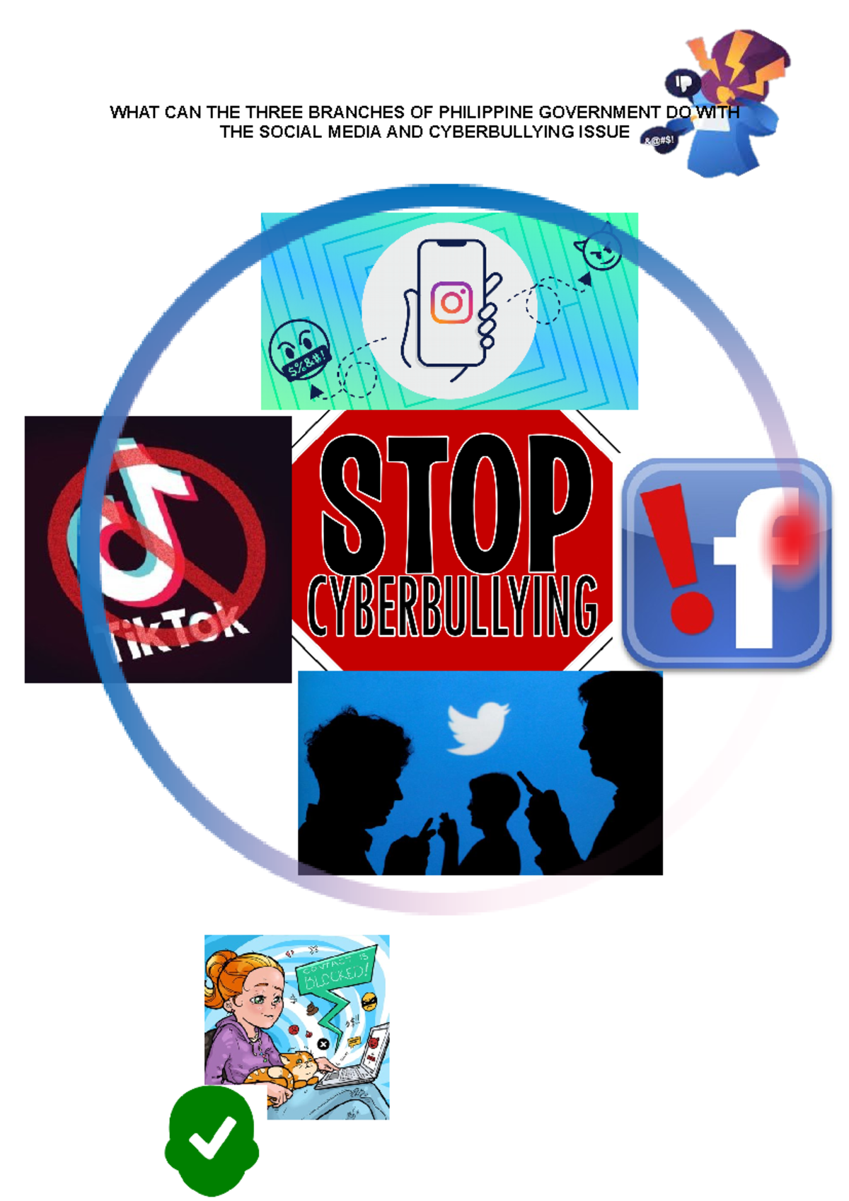 Social Media and Cyberbullying Paper WHAT CAN THE THREE BRANCHES OF